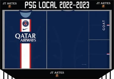 Vetor Camisa do PSG 2022/2023
