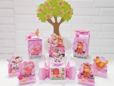Arquivo de Corte Fazendinha Rosa Menina 54