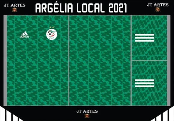Vetor Camisa da Argélia 2021
