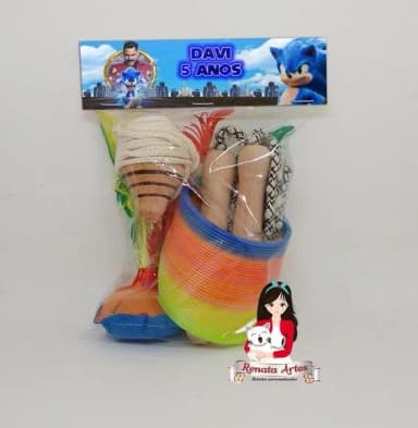Kit Boa Infância Completo Tema Sonic Filme 2020