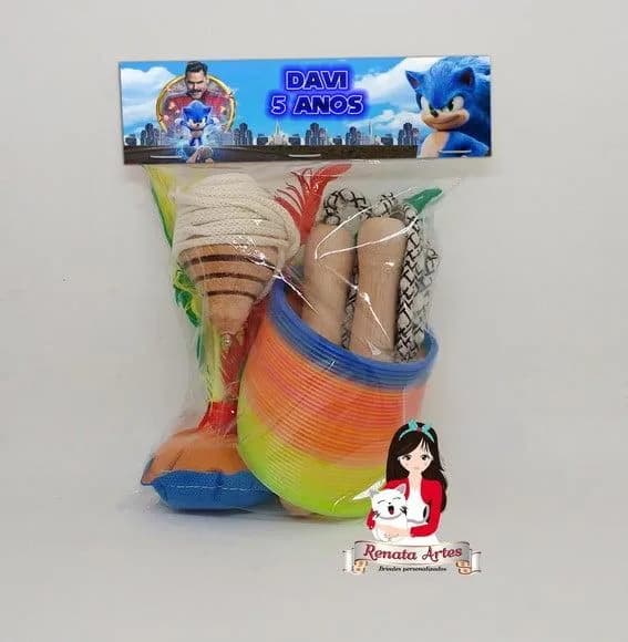 Kit Boa Infância Completo Tema Sonic Filme 2020