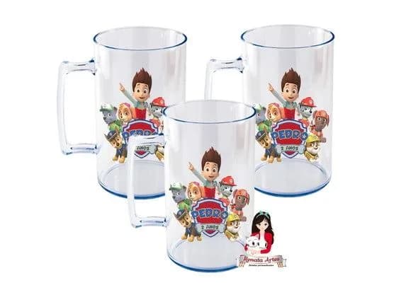 Caneca Acrílica Patrulha Canina 500ml
