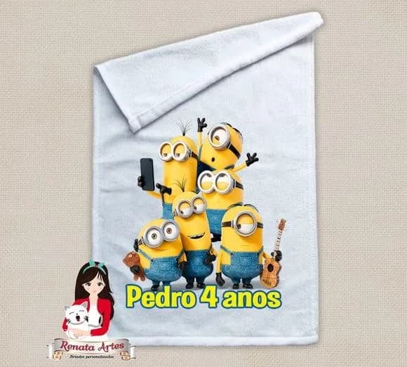 Toalhinha Personalizada Minions