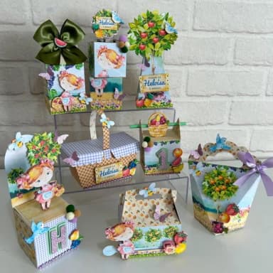 Kit 30 Lembrancinhas Jardim Encantado