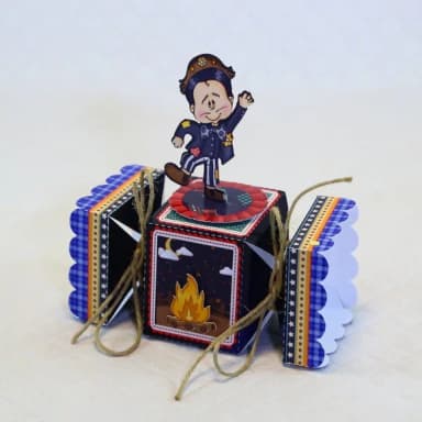Kit 30 Lembrancinhas Festa Junina Azul