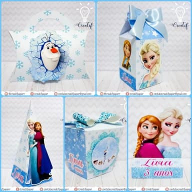 Kit 60 Lembrancinhas Frozen