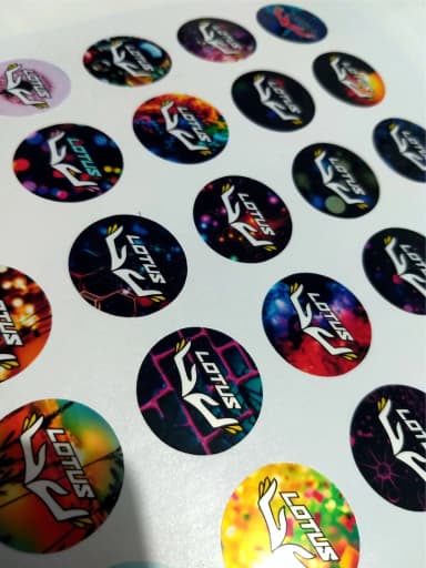 Adesivo Redondo 3x3cm Personalizado 30 unds