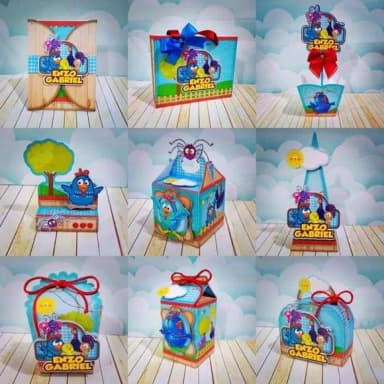 Kit 60 Lembrancinhas Galinha Pintadinha