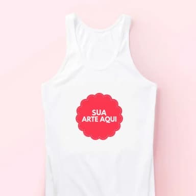 Regata Feminina Personalizada Estilo Nadador