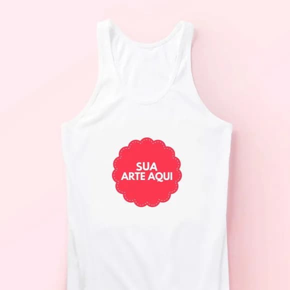 Regata Feminina Personalizada Estilo Nadador