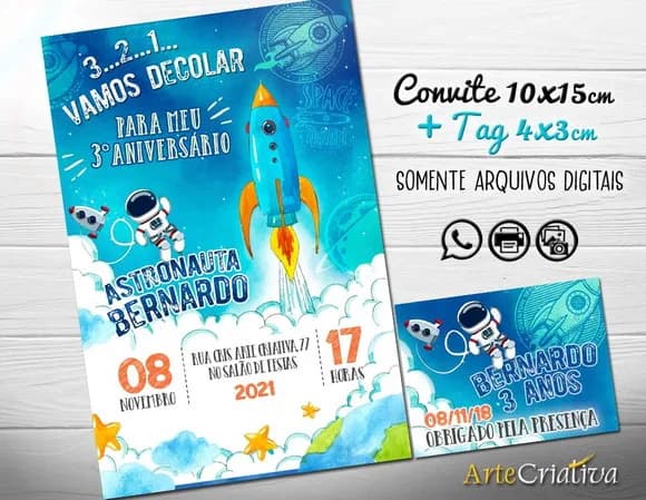 CONVITE DIGITAL C/TAG Espaço Astronauta 2