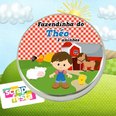 Latinhas Personalizadas Festa Fazendinha