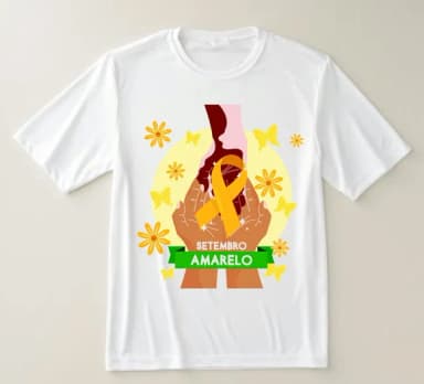 Camiseta Setembro Amarelo Juntos pela Vida