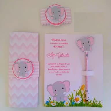 Card Envelope com Lápis Maternidade