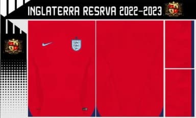 Vetores Camisa Inglaterra Reserva 2022-2023