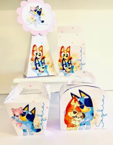Kit 60 Lembrancinhas Bluey