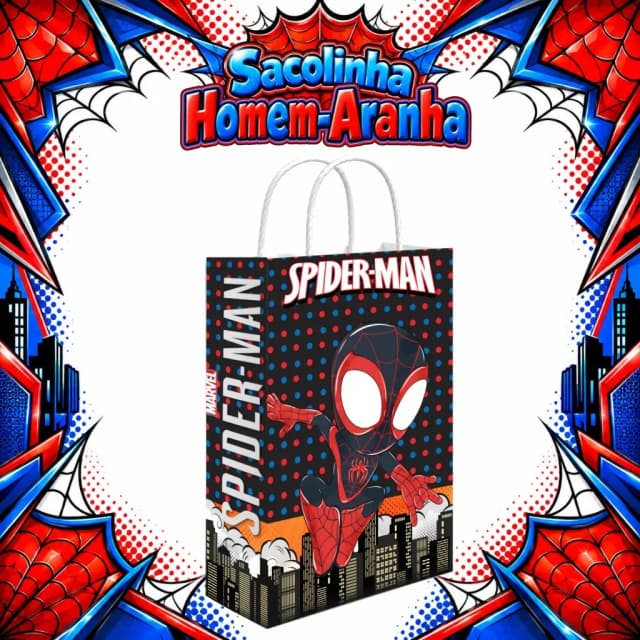 Arquivo de Corte SACOLINHA HOMEM ARANHA 05