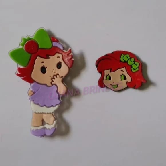 Kit Apliques Emborrachados da Moranguinho - Pct C/5 Kits