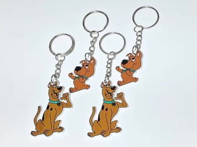 Chaveiro Scooby-doo e Scooby-loo Acrilico Pacote com 6 Unid.