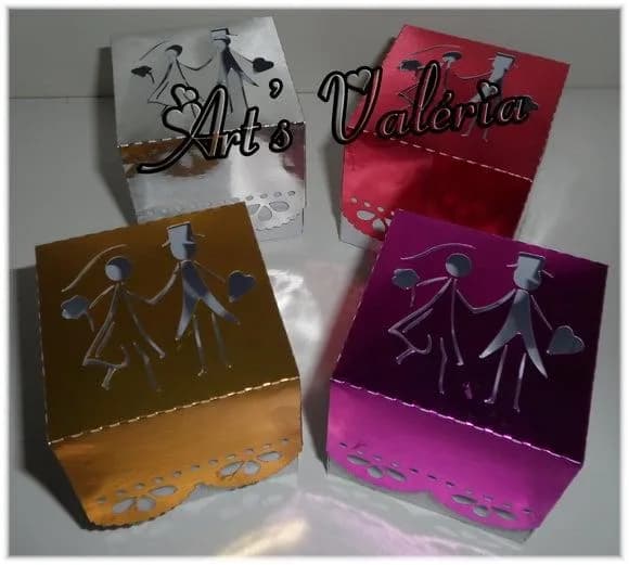 Caixinha Lembrança de Casamento - 5cm