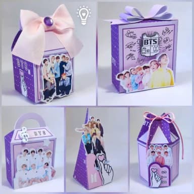 Kit 60 Lembrancinhas Bts