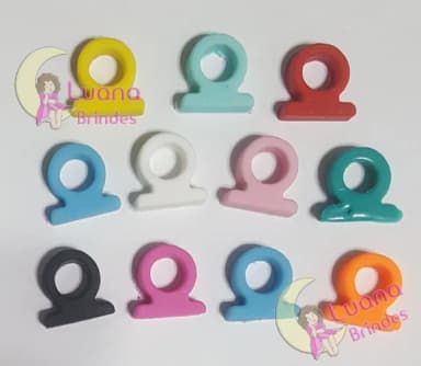 Suporte Ponteiras Emborrachada Coloridas P/ Lápis-25 Unidade
