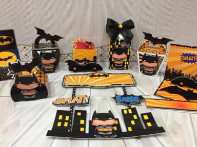 Kit 60 Lembrancinhas Batman Cute