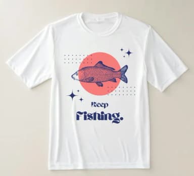Camiseta Pesca Keep Fishing - Aventura e Estilo