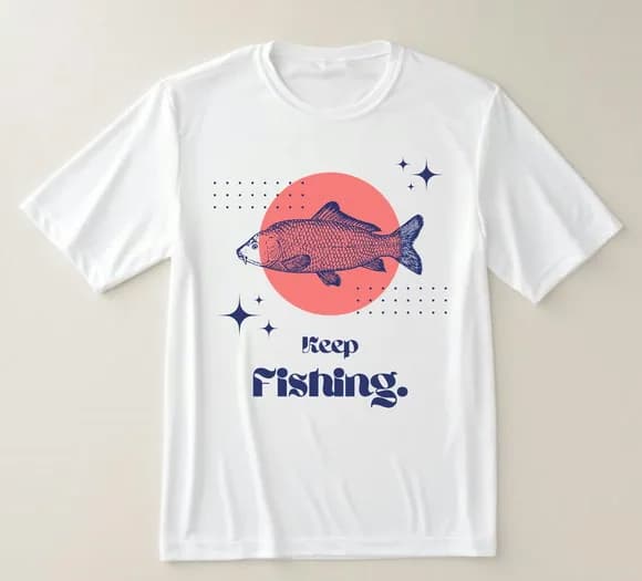 Camiseta Pesca Keep Fishing - Aventura e Estilo