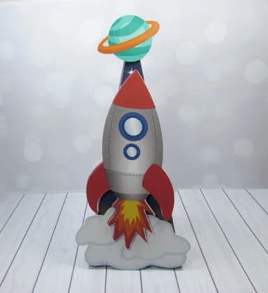 Caixa Pirâmide - Astronauta