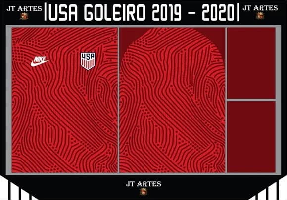 Vetor da Camisa Usa Goleiro 2019 - 2020