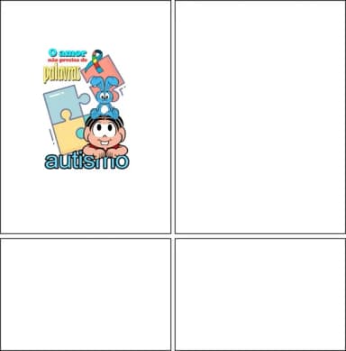 Arte Estampa Camisa Autismo Mod-7