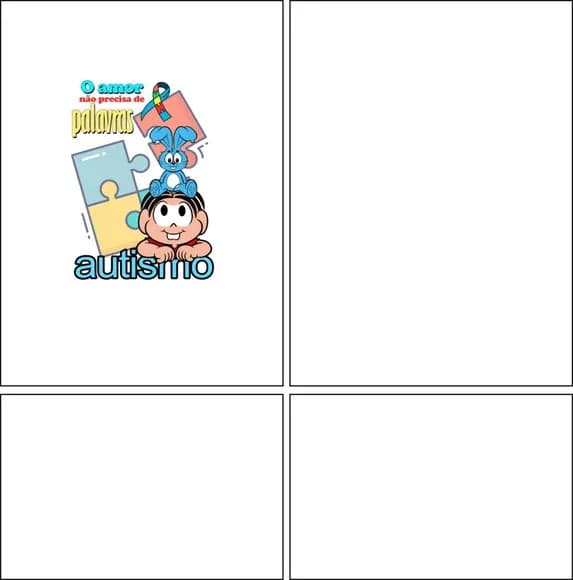 Arte Estampa Camisa Autismo Mod-7