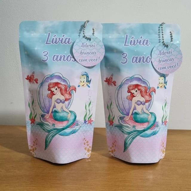 Saco Zip Lock 12x20 Lembrancinha Lembrancinha ariel