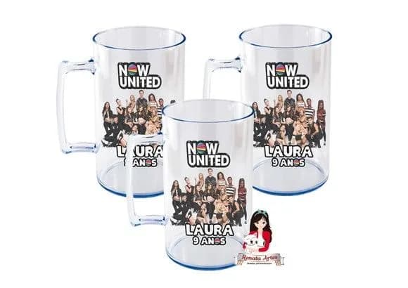 Caneca Acrílica 500ml Now United