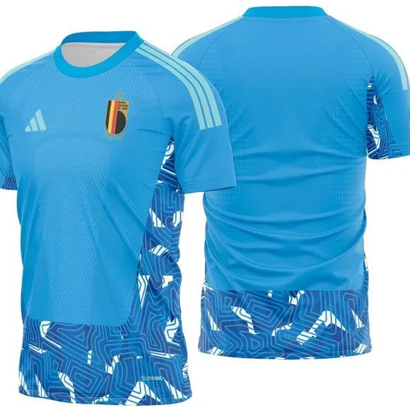 Arte Vetor Camisa Belgica Goleiro I 2026