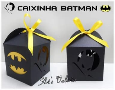 Caixinha com Recorte Batman