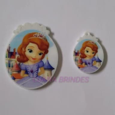 Kit Sofia Aplique e Pingente de acrílico 3 Kits