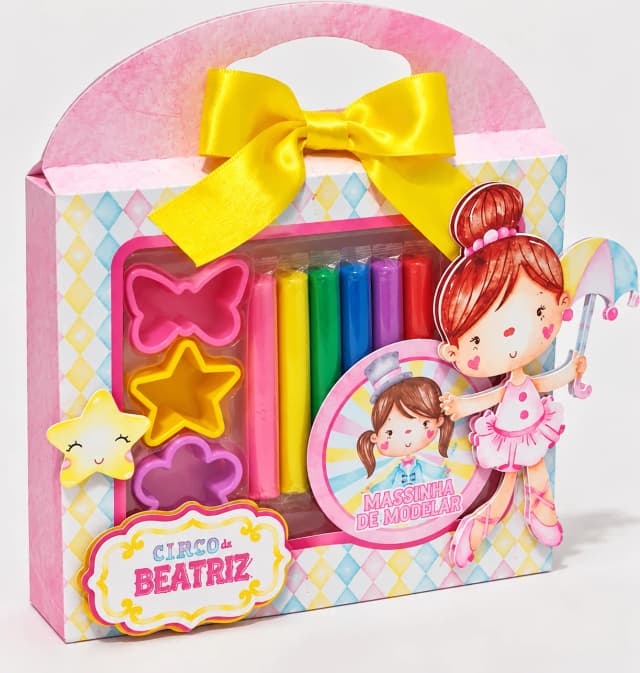 Kit Maleta Massinha Bailarina - Qualquer Tema