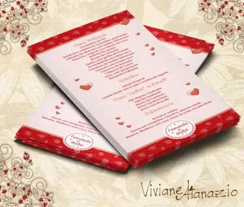 Cardápio Casamento - 00018