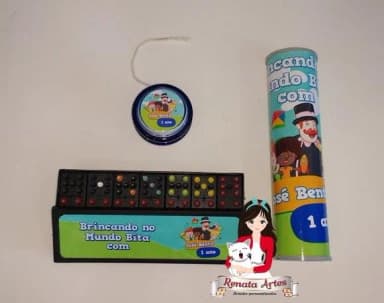 Kit Jogos Personalizado Mundo Bita
