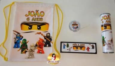 Ninjago - Kit Jogos na Mochila Ninjago Branco