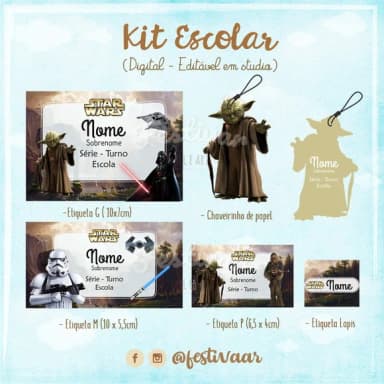 60 Etiquetas Escolares Personalizadas Prova D'agua