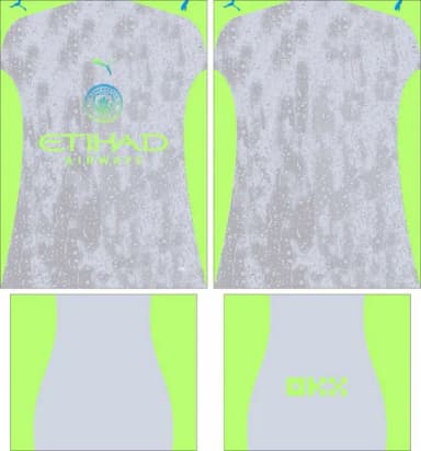 Arte Vetor Camisa Manchester City Terceira 2025-2026