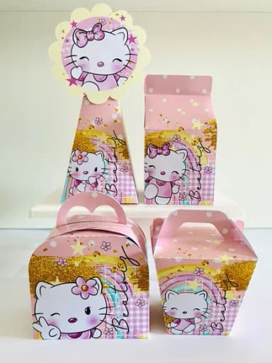 Kit 60 Lembrancinhas Hello Kitty