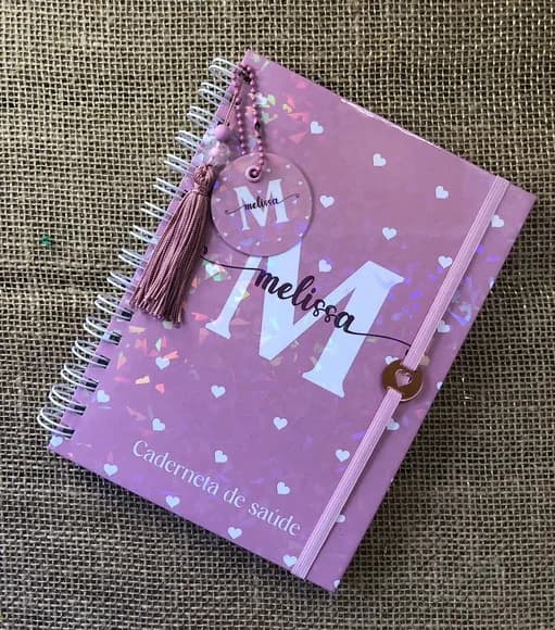 Caderneta de Saúde / Vacinação Personalizada Clean Corações