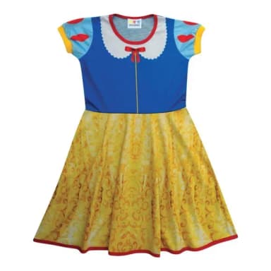 Vestido Infantil Princesa dos Anões