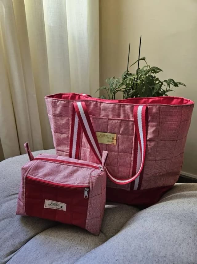 Kit Bolsa tote e necessarie