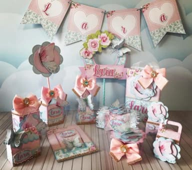 Kit 60 Lembrancinhas Jardim Encantado