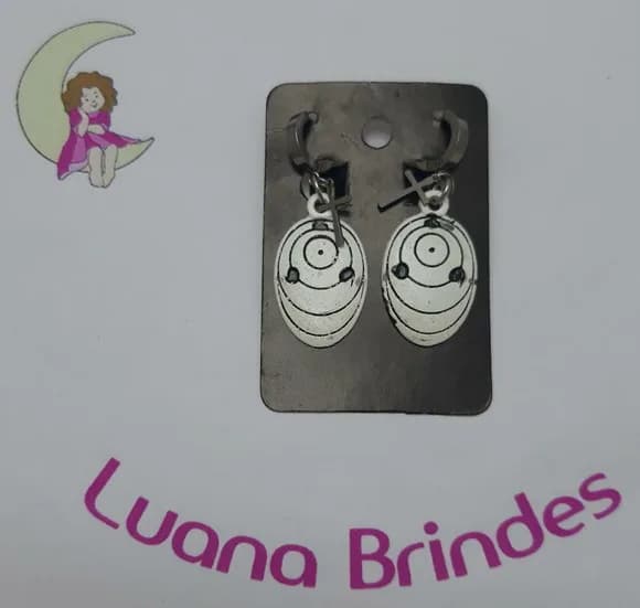 Brinco Desenho Animes 9 de Acrílico - 5,5cm - 1 par